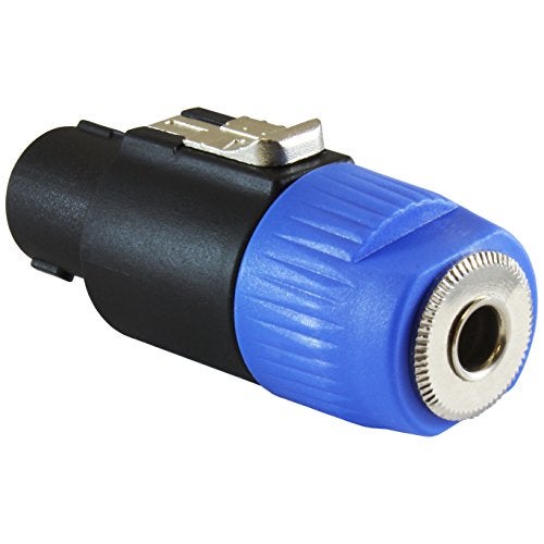 GLS Audio Speaker Plug Adapter 1/4" to Twist Lock 4 Pole & 2 Pole - Compatible with Neutrik Speakon NA4LJ, NA4LJX, NL4MP, NL4MPR, NL4FC, NL4FX, NL4 & NL2 Series, NL2FC, Speak-On - 2 Pack - Image 3