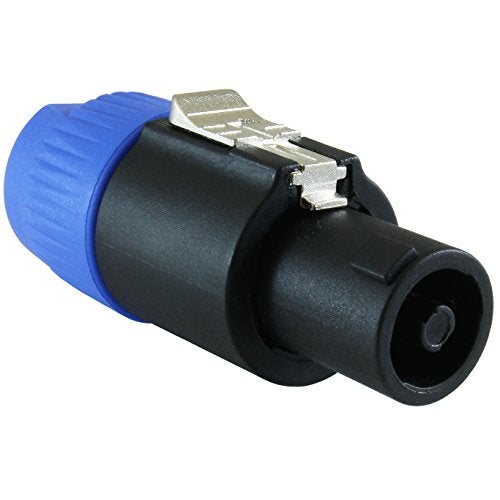 GLS Audio Speaker Plug Adapter 1/4" to Twist Lock 4 Pole & 2 Pole - Compatible with Neutrik Speakon NA4LJ, NA4LJX, NL4MP, NL4MPR, NL4FC, NL4FX, NL4 & NL2 Series, NL2FC, Speak-On - 2 Pack - Image 2