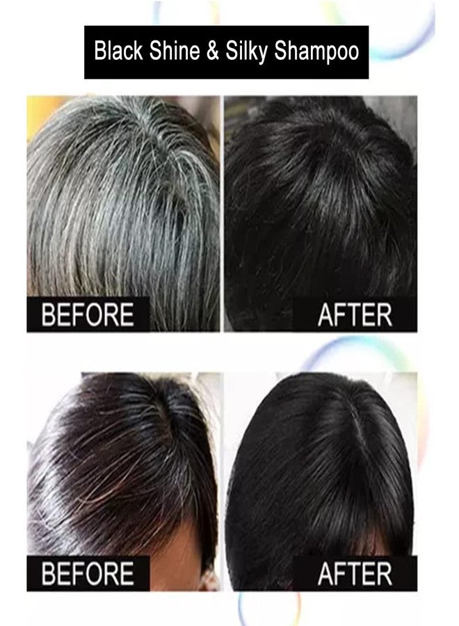 Lilium Black shine & silky Shampoo 450ML Pack of 2 - Image 4