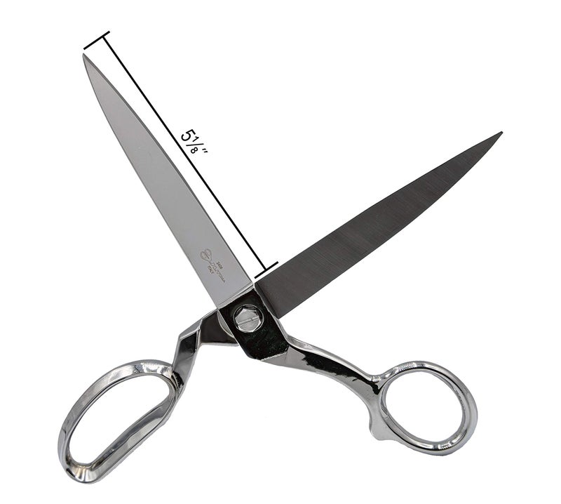 Ultima 10 Inch Dress Maker Scissors â€“ Drop Forged Carbon Steel Dressmakerâ€™s Shears, Chrome Plated with Bent Handles, Made in Italy - Image 4
