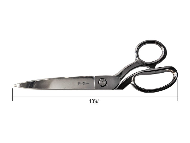 Ultima 10 Inch Dress Maker Scissors â€“ Drop Forged Carbon Steel Dressmakerâ€™s Shears, Chrome Plated with Bent Handles, Made in Italy - Image 3