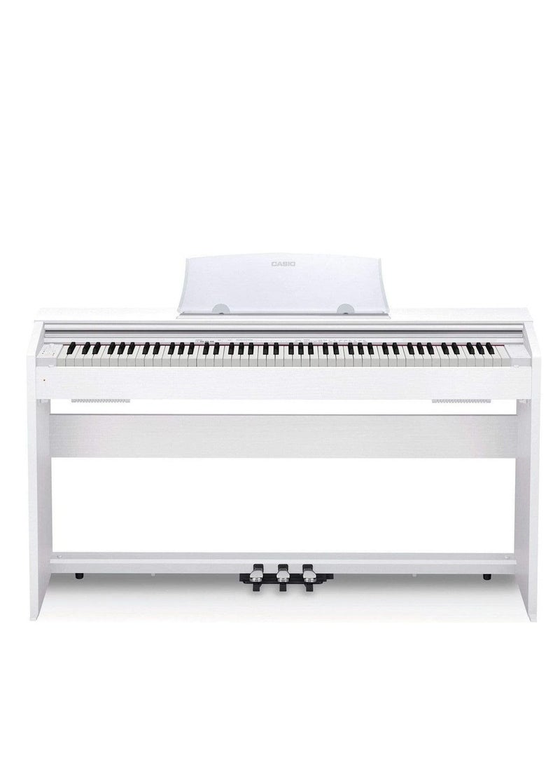 كاسيو بيانو كاسيو PX-770WE Privia الرقمي 88 مفتاحًا (أبيض) - Image 1