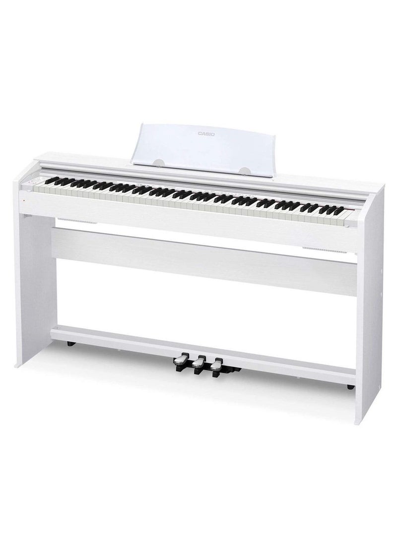 كاسيو بيانو كاسيو PX-770WE Privia الرقمي 88 مفتاحًا (أبيض) - Image 3