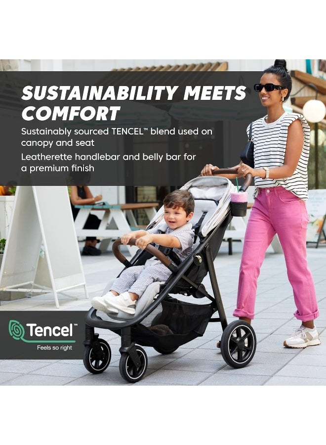 Baby Jogger City Mini Air Lightweight Stroller, Rich Black - Image 4