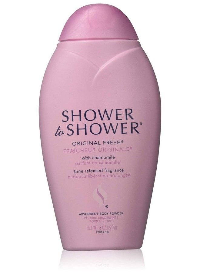 Shower To Shower - Body Powder Original Fresh 8 Ounce Pack Of 3 - Image 1