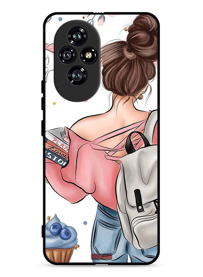 Tolwak Honor 200 5G Protective Case Cover Books In Hands - Image 1