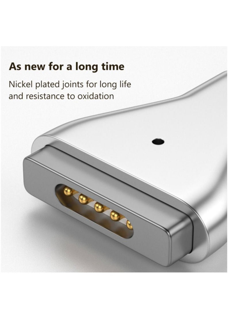 Type C Magnetic USB PD Adapter for Apple Magsafe 1 Magsafe 2 MacBook Pro Plug Converter USB C Female Fast Charging Adapter