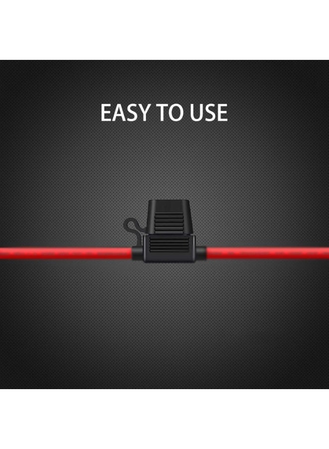 10PCS ATC/ATO Auto  Motorcycle Yacht  Marine Fuse Holder 10A Heavy Duty Wire Fuse Holder - Image 4