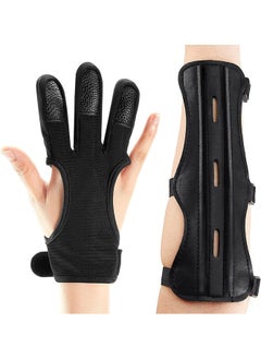 Realfrog Set Of 2 Archery Hand Guards Wrist Guards For Adult Archers Bow Finger Guards Compound And Repeat Bow Shooting Protective Gear For Hunting And Shooting Targets  - Image 1