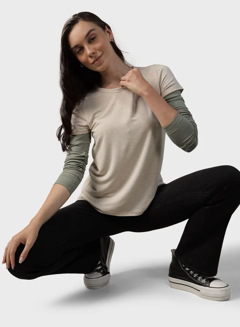 امريكان ايجل Essential Crew Neck Short Sleeve  T-Shirt