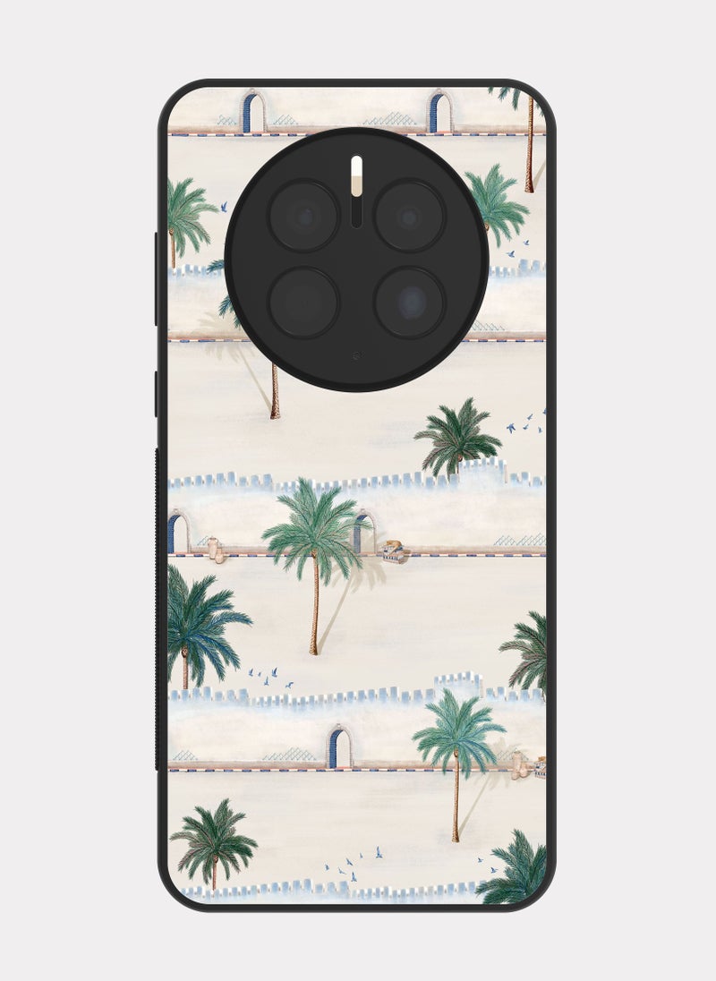PXLAAT Huawei Mate 50 Pro case cover Palm Tree And  Wall - Image 1