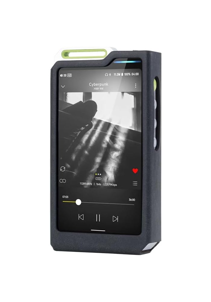 MITER Handmade PU Leather Case for HiBy R4 - Black - Image 3