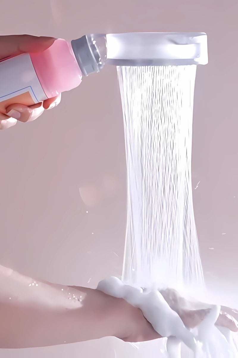 أكثر حظا فلتر دش روز للمياه العسيرة - مُخفِّض الكلور مع خرطوشة قطنية من البولي بروبيلين، فلتر سهل التركيب لبشرة ناعمة وشعر لامع (أبيض) - Image 1