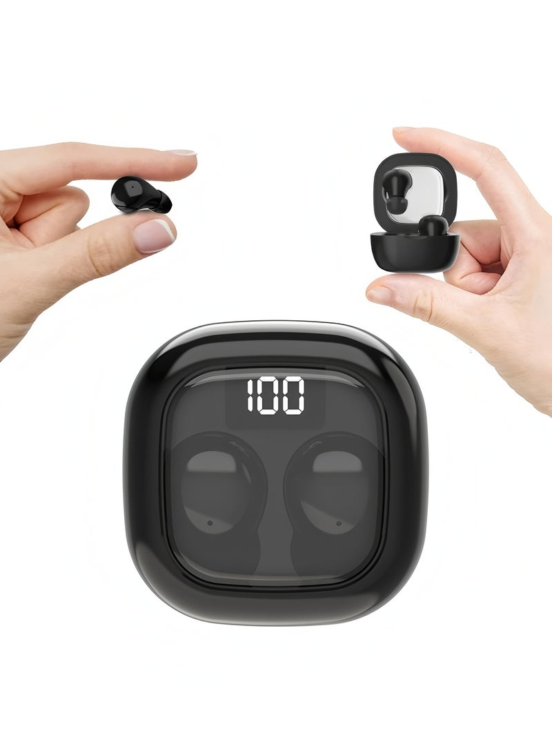 Apluynm Mini Earbuds Wireless Micro Smallest Tiny Earbuds Sleep Wireless Earphone - Image 3
