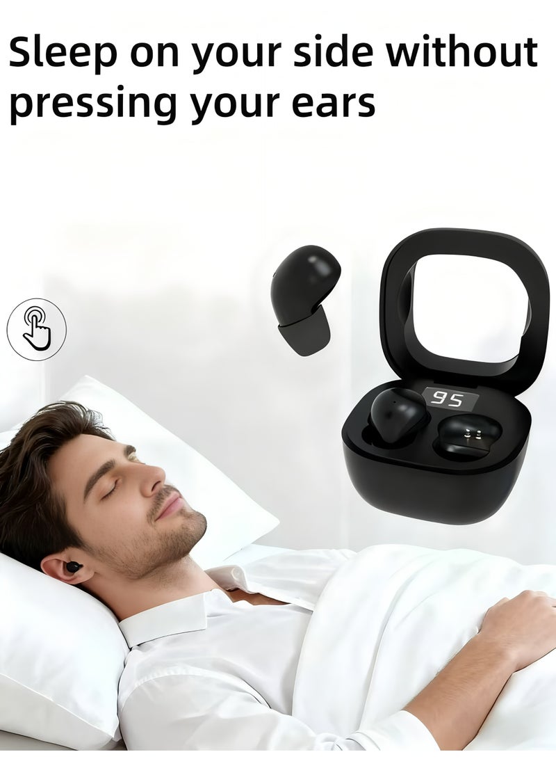 Apluynm Mini Earbuds Wireless Micro Smallest Tiny Earbuds Sleep Wireless Earphone - Image 1