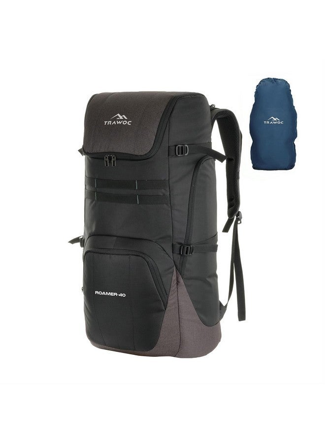 TRAWOC ROAMER 40 Litre Travel Backpack Laptop Backpack Suitable for Men and Women Casual Bag with Rain Cover Ideal Backpack for Travelling, Trekking, Hiking Brown, SHK022 - Image 1