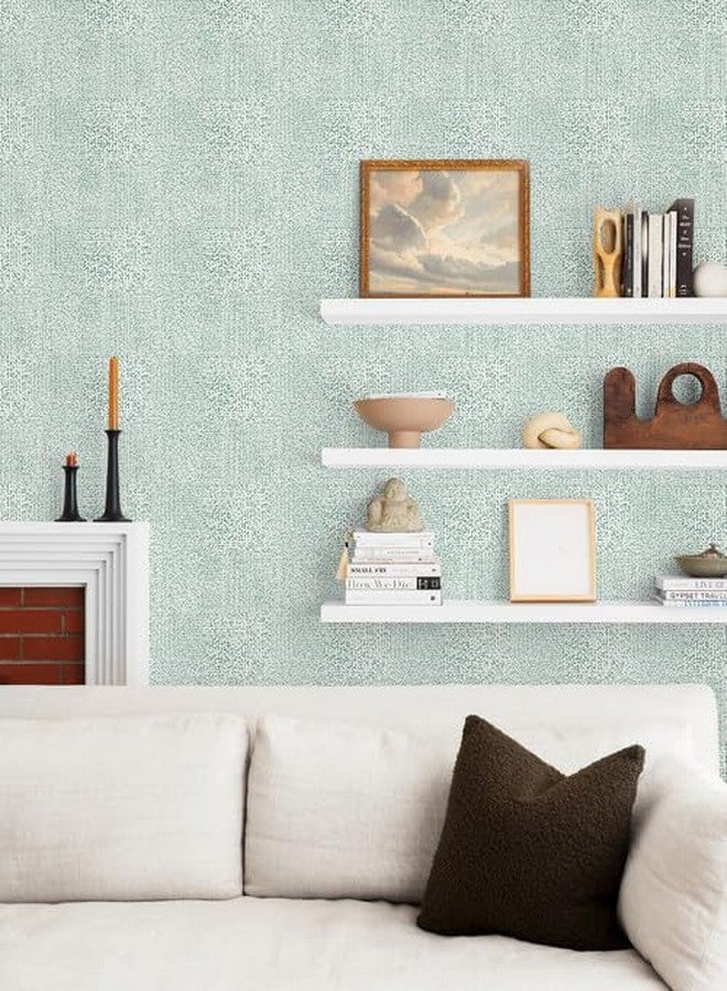 NuWallpaper NUS4385 Mayim Peel & Stick Wallpaper, Green - Image 2