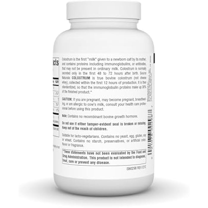Source Naturals Colostrum Contains 30 Percent Immunoglobulins - 2 oz Powder - Image 3