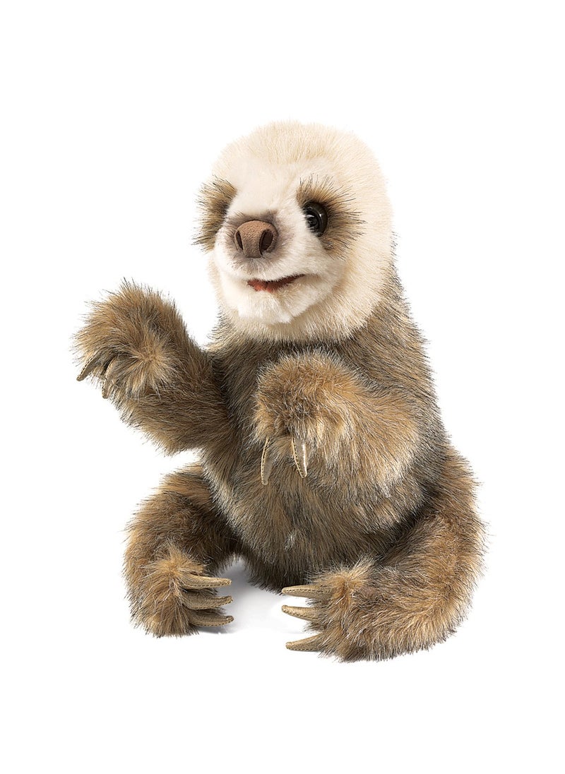Folkmanis Folkmanis Baby Sloth Hand Puppet  - Image 1