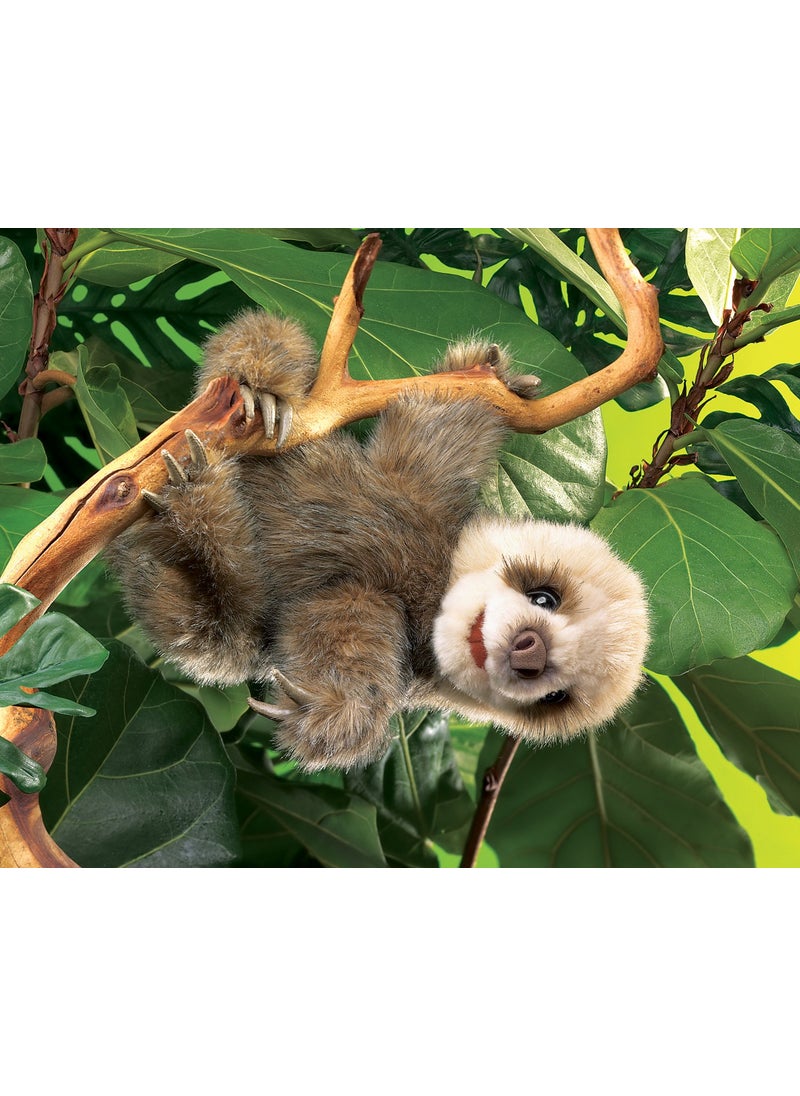 Folkmanis Folkmanis Baby Sloth Hand Puppet  - Image 2