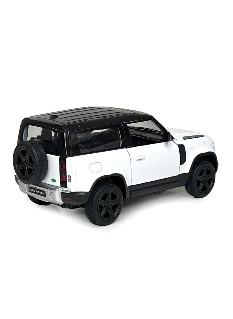 Kinsmart 1:36 Scale Door Openable Pull Back Action Land Rover Defender 90 Diecast Metal Alloy Toy Car  - Image 4