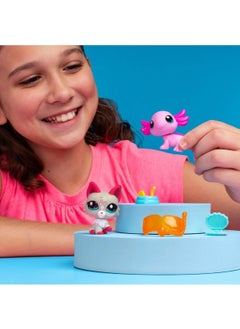 Littlest Pet Shop Lps Minis Cat and Axolotl 2-Piece Figure Set  - Image 3