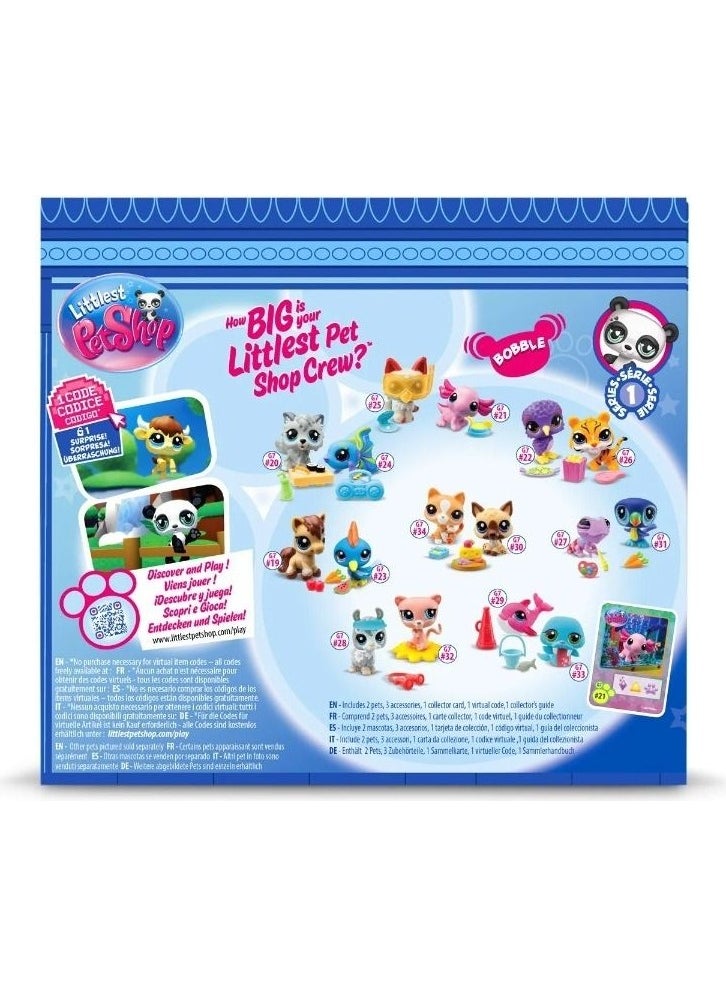 Littlest Pet Shop - Lps Minis Cat and Axolotl 2-Piece Figure Set - Image 1