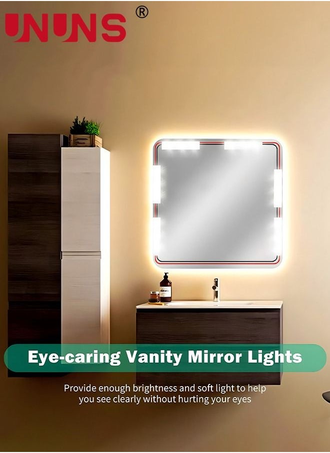 UNUNS - Led Vanity Lights Kit,1.5M Dimmable Touch Control Vanity Mirror Lights,Ultra Bright White LED For Makeup Vanity Table Bathroom Mirror,Mirror Not Included - Image 1