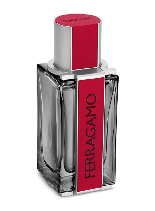 Salvatore Ferragamo Red Leather Pour Homme 50 ml