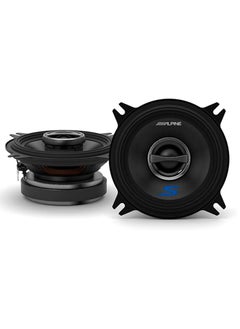 Alpine S-S40 S-Series 4-inch Coaxial 2-Way Speakers (pair) - Contains 4x6" Adapter Plate  - Image 1