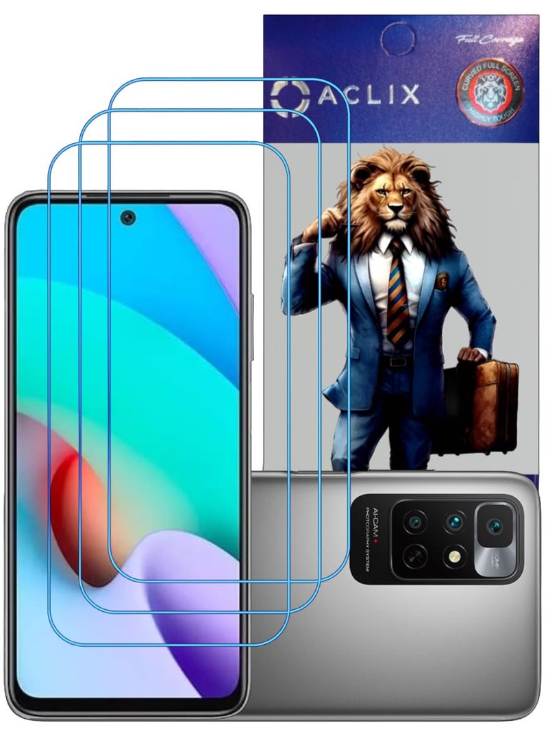 ACLIX 3 Pieces Antistatic ESD Dustproof Premium Quality High Definition Clear Tempered Glass Screen Protector Designed For Xiaomi Redmi Note 11 4G - Image 1