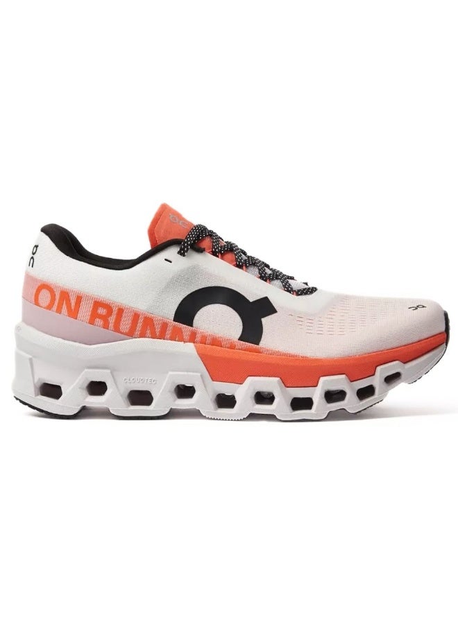On Cloudmonster 2 Men’s & Women’s Running Shoes – White Orange - Image 1