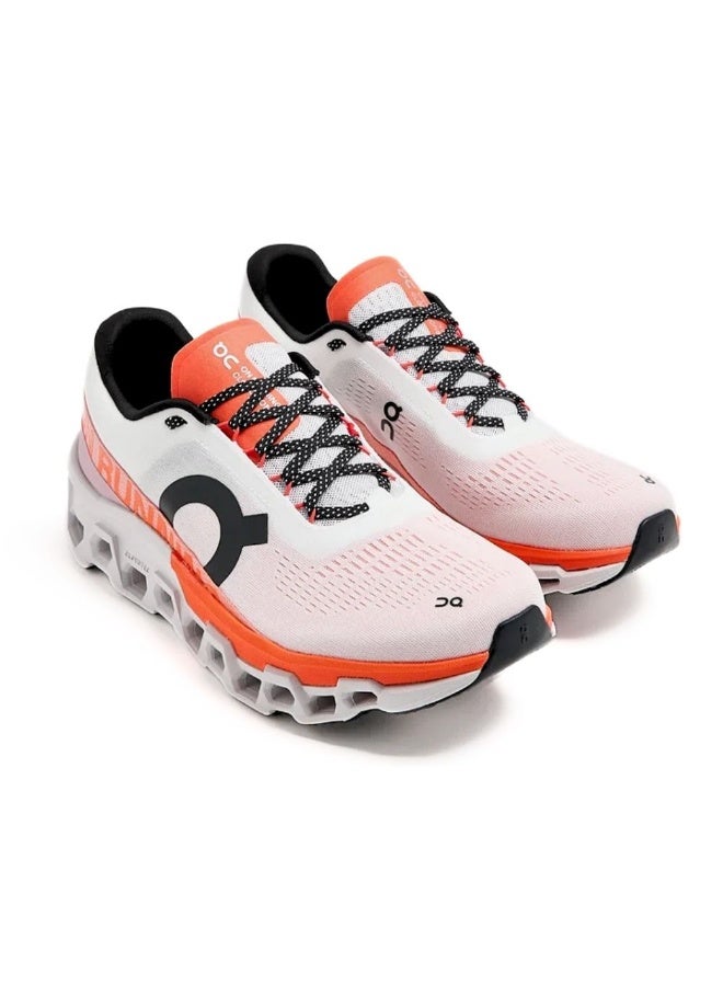 On Cloudmonster 2 Men’s & Women’s Running Shoes – White Orange - Image 2