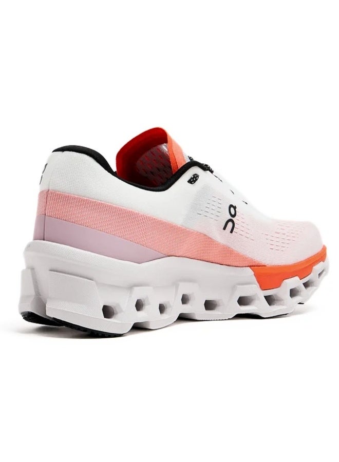 On Cloudmonster 2 Men’s & Women’s Running Shoes – White Orange - Image 3