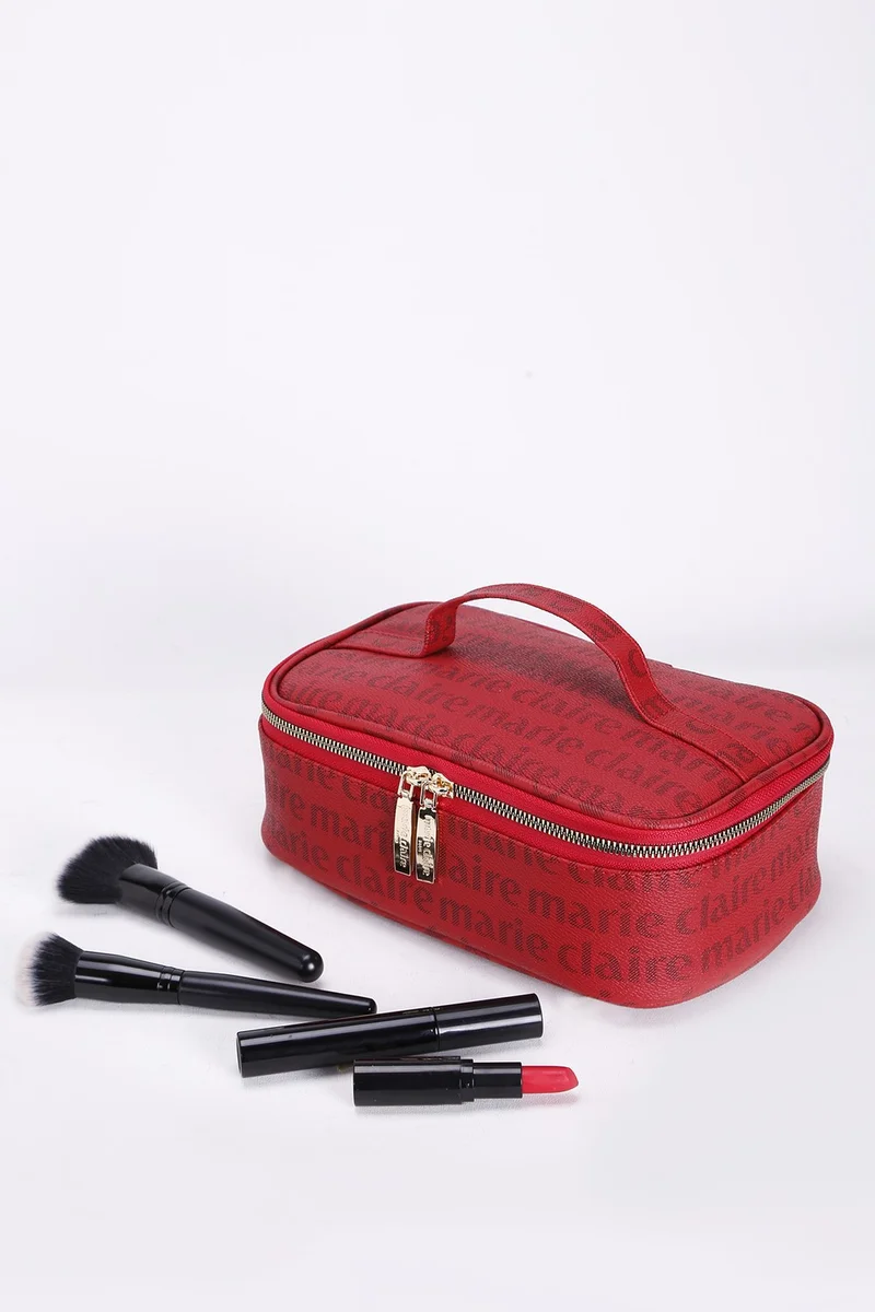 Marie Claire Claret Red Women's Makeup Bag Regina MC212111236