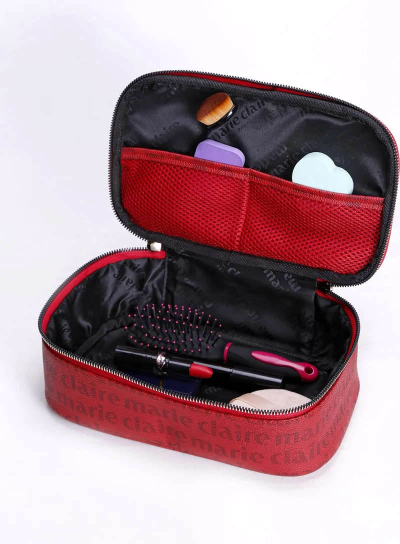 Marie Claire Claret Red Women's Makeup Bag Regina MC212111236