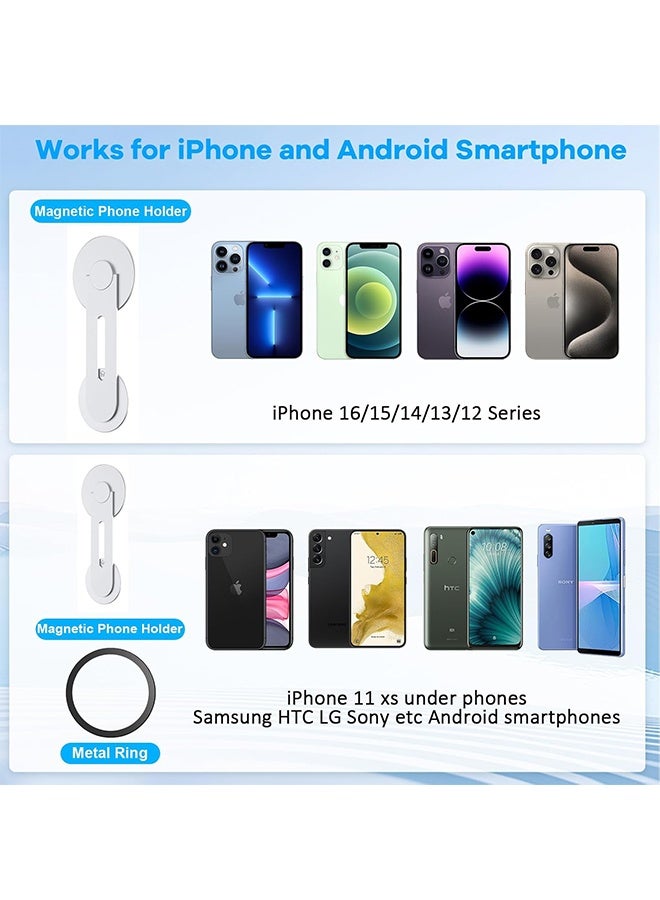 Magnetic Phone Holder for Laptop, Magsafe Phone Mount, Continuity Camera Adapter Compatible with MagSafe for iOS 16 & macOS Ventura, Slim Laptop Phone Mount Computer Expansion Bracket for Smartphone - Image 2