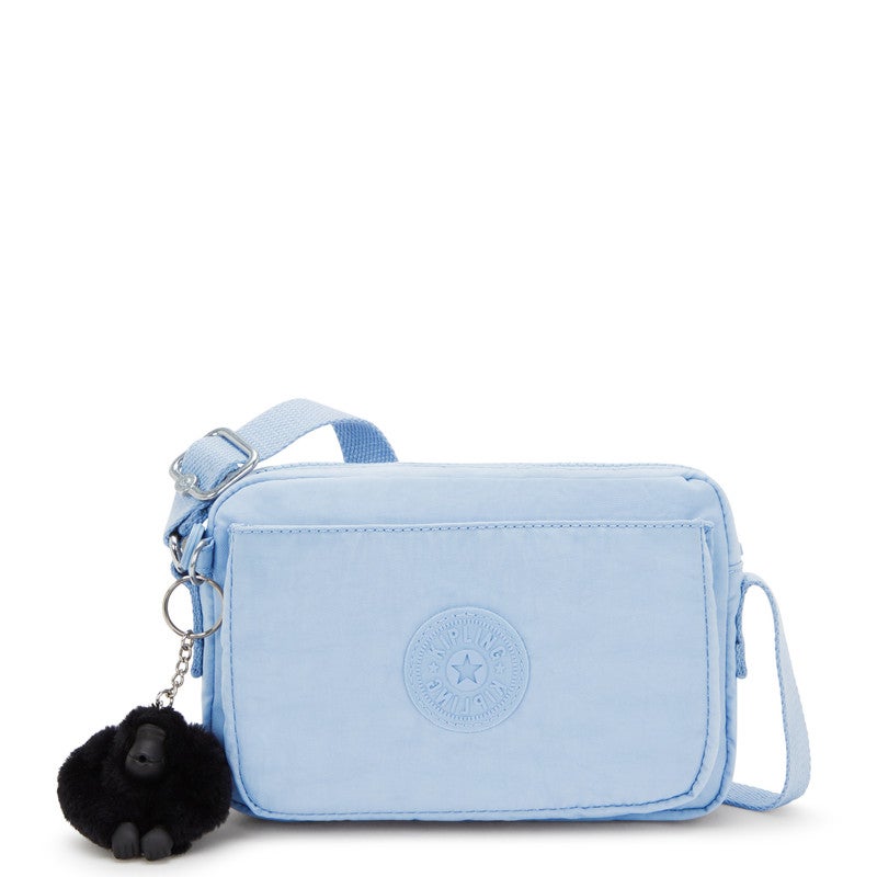 kipling Abanu Mini Crossbody Bag with Adjustable Shoulder Strap Cloudy Sky Blue - Image 1