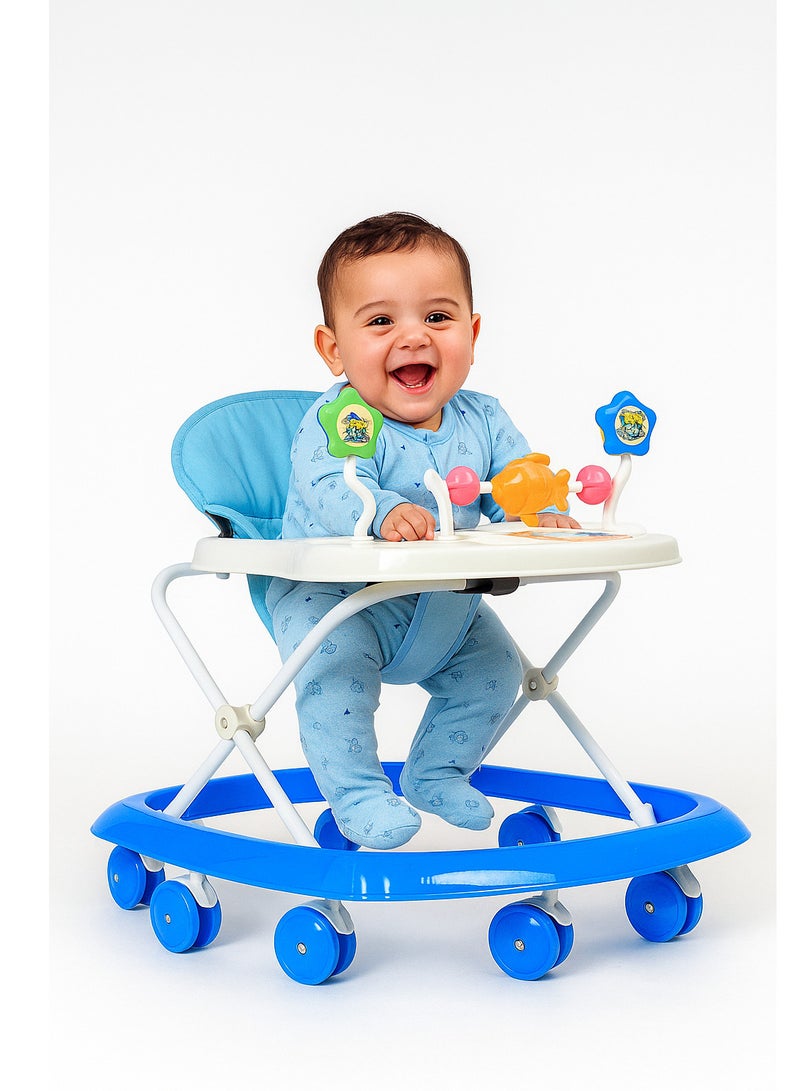 ماس مشاية أطفال بسيطة وصغيرة الحجم قابلة للطي مع موسيقى والعاب - Image 1