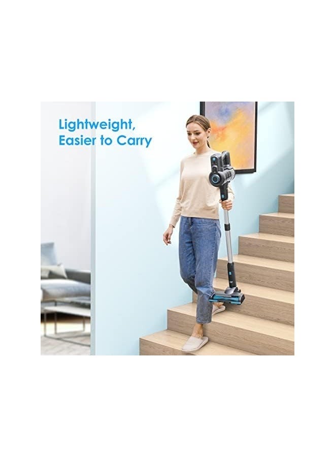 Oraimo OSV-102B Cordless Vacuum Cleaner – Upgrade Stick Vacuum with Self-Standing Design, Lightweight & Powerful Battery Vacuum for Pet Hair, Carpets & Hard Floors - Image 4