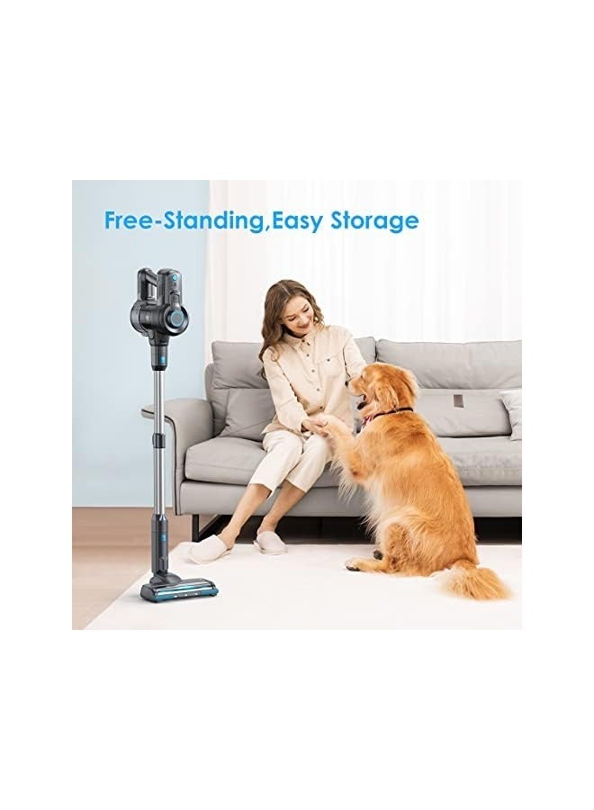 Oraimo OSV-102B Cordless Vacuum Cleaner – Upgrade Stick Vacuum with Self-Standing Design, Lightweight & Powerful Battery Vacuum for Pet Hair, Carpets & Hard Floors - Image 5