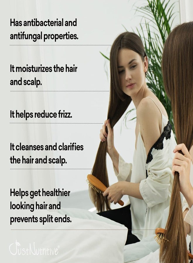 Just Nutritive Vinegar Nutritive Rinse | Natural Hair Care to Revitalize Hair and Scalp | Prevents Hair Loss | Just Nutritive | 8 Oz - Image 4