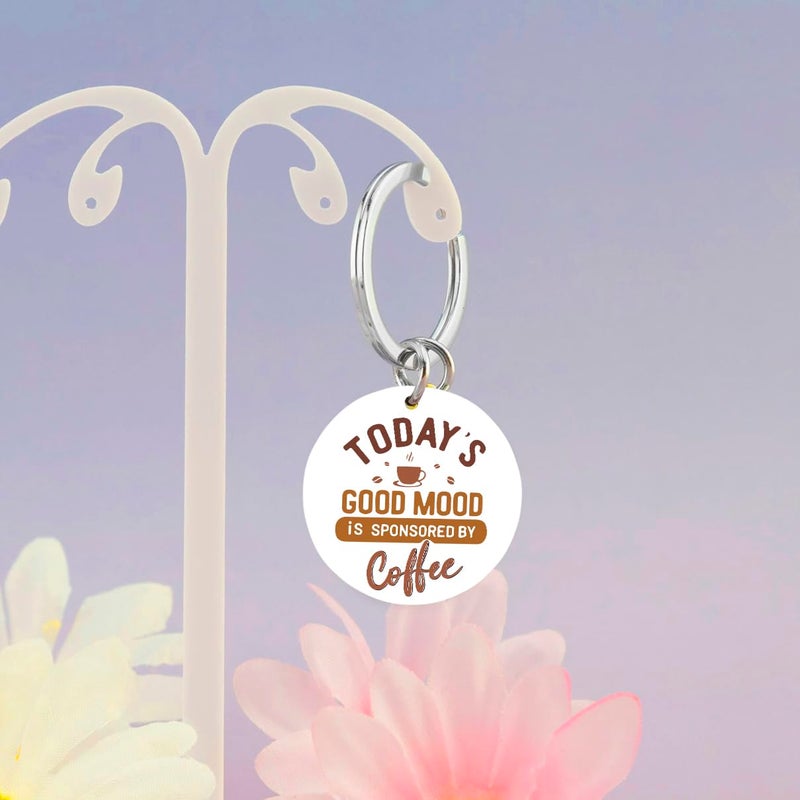 Klpoyu Coffee Lover Gifts for Women Men Coffee Keychain Accessories Coffees Gifts for Lovers Women Barista Gift Ideas Christmas Unique and Unusual Gift - Image 4