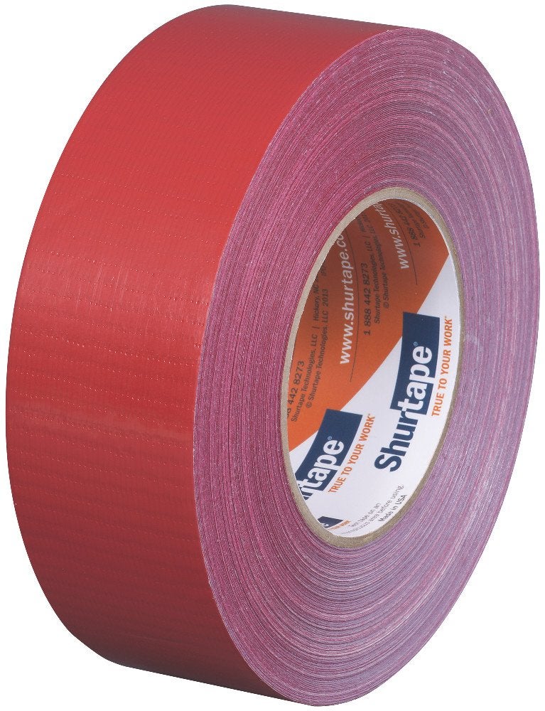 Shurtape PC 667 Specialty Grade, Outdoor Stucco Duct Tape, 48mm x 55m, Red, 1 Roll (100526) - Image 2