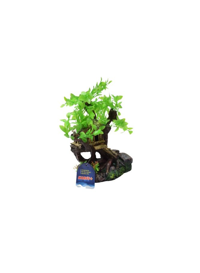 KARIS Aquarium Decoration Artificial Plant For Fish Tank 26x18x11cm - Image 2
