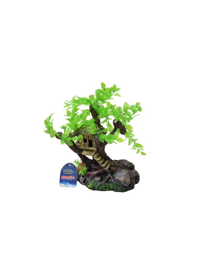 KARIS Aquarium Decoration Artificial Plant For Fish Tank 26x18x11cm - Image 1