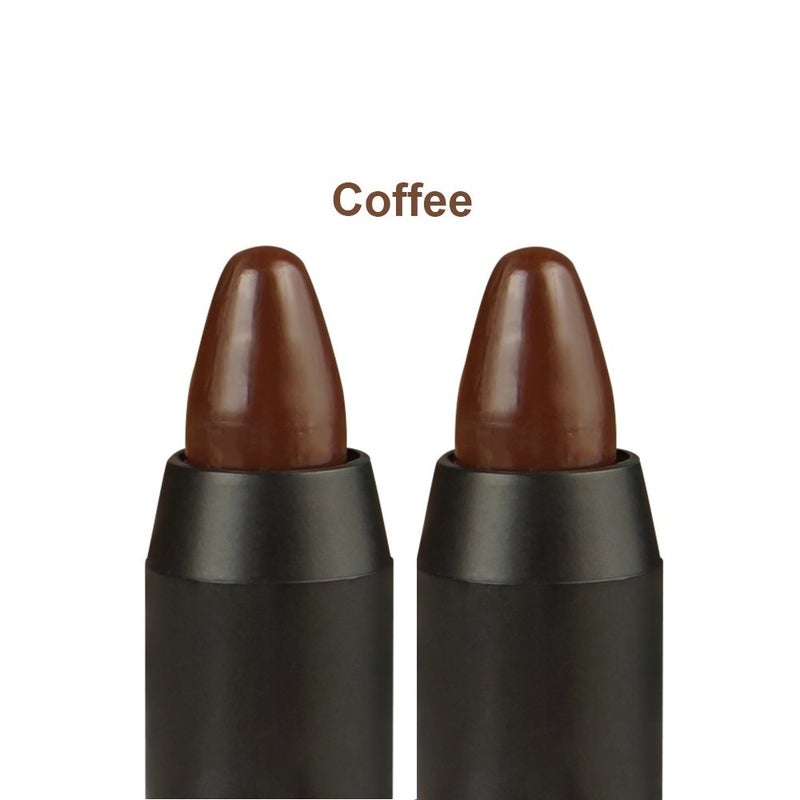 Joyous Professional Hair Chalk Temporary Hair Dye Non-toxic Hair Color Crayon Cover White Hair Color Patch (2packs-coffee-coffee) - Image 2