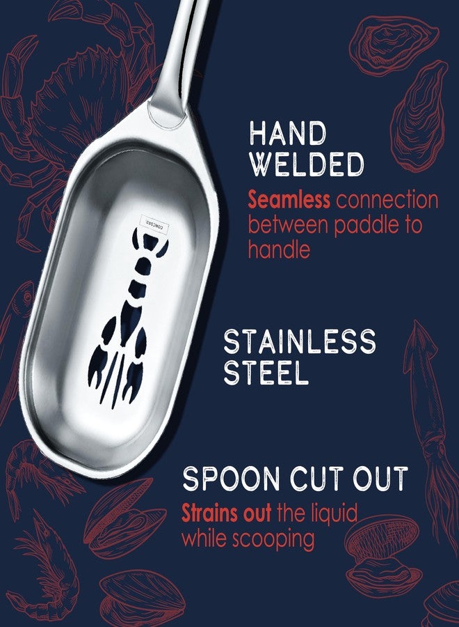 CONCORD Stainless Steel One Piece Crawfish Jambalaya Pot Spoon Stirrer. Great for Seafood, Lobster, Crab, Cajun, and Low Country Boils. (42") - Image 4