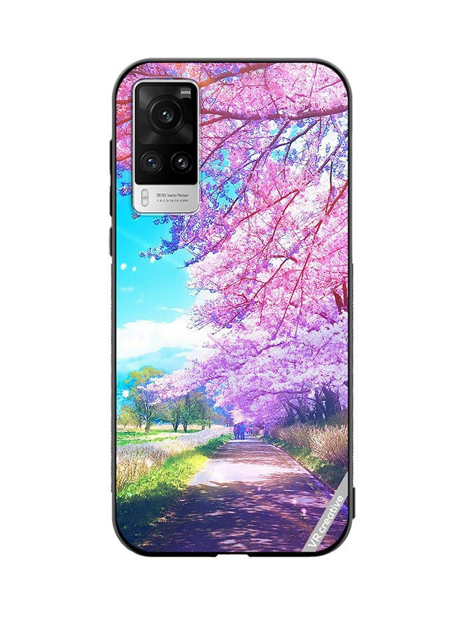VR CREATIVE Protective Case Cover For Vivo X60 Pro Garden Design Design Multicolour - Image 1