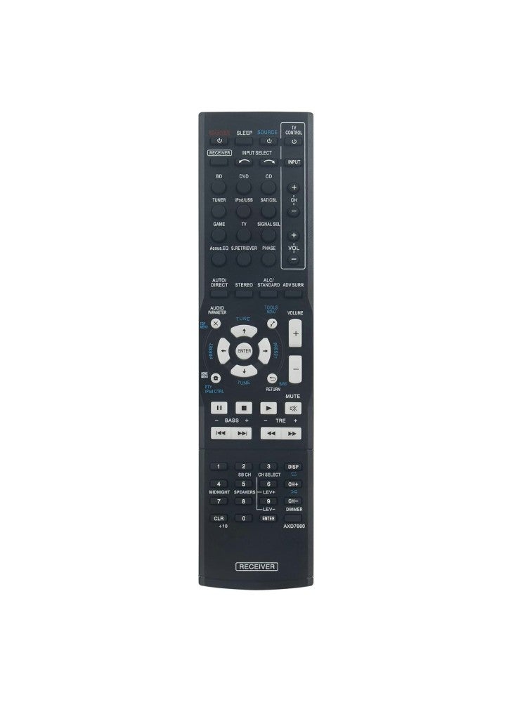 AXD7660 For Pioneer AV Receiver Stereo System Remote Control Ergonomic Replacement Controller - Image 1